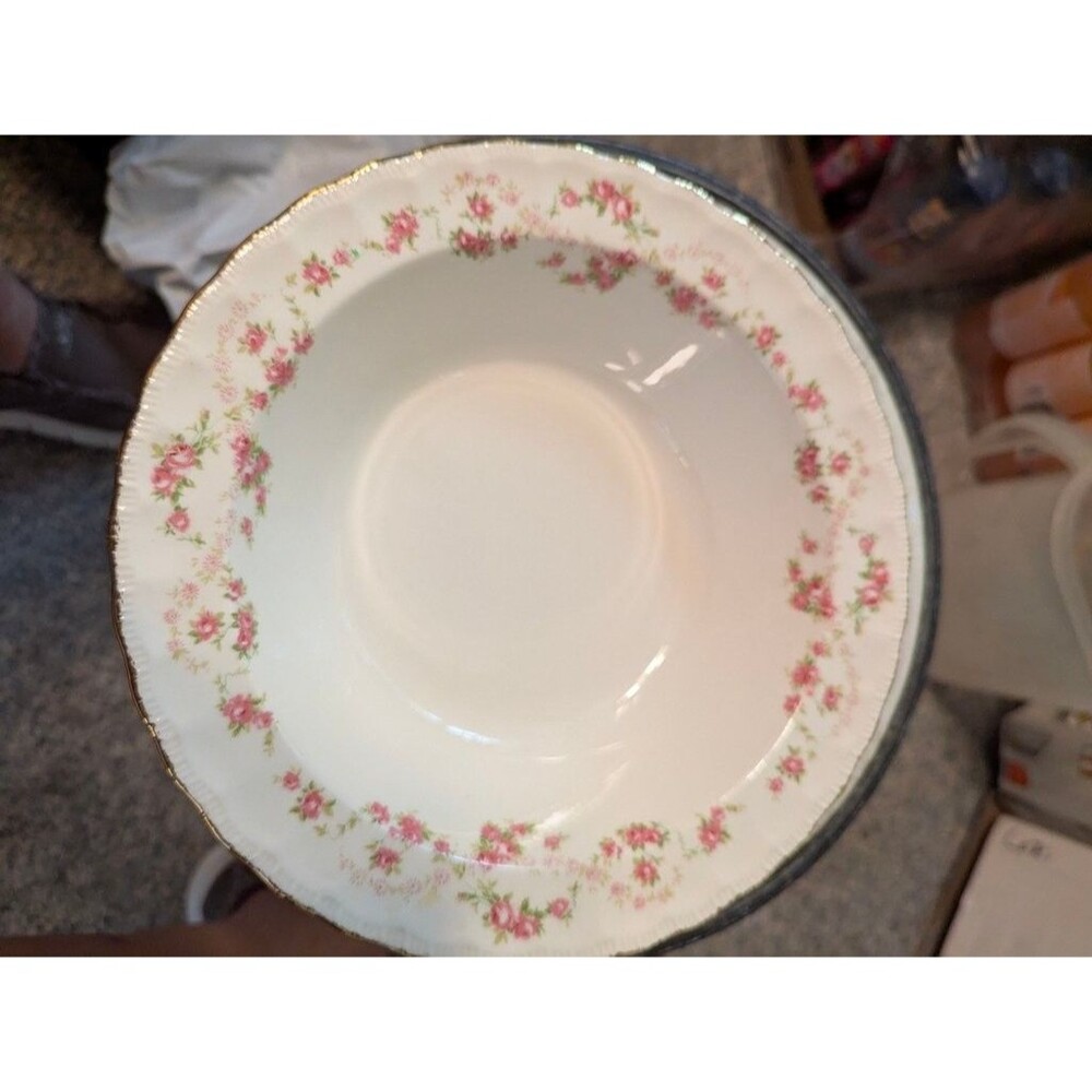 Pope Gosser China Florence Pattern Serving Bowl